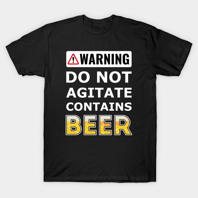 Contains Beer T-Shirt by dkdesigns27